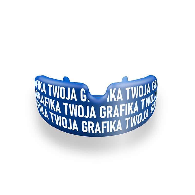 Uniwersalny ochraniacz na zęby SHARKIE BOIL&BITE CUSTOM - Niebieski